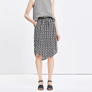 Madewell Silk Island Skirt in Bloomstamp Size M